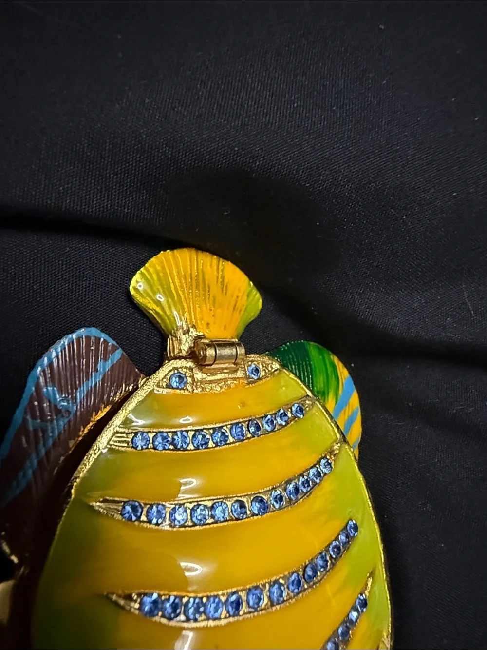 Tropical‎ Fish Figurine trinket box